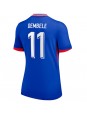 Frankreich Ousmane Dembele #11 Heimtrikot für Frauen EM 2024 Kurzarm